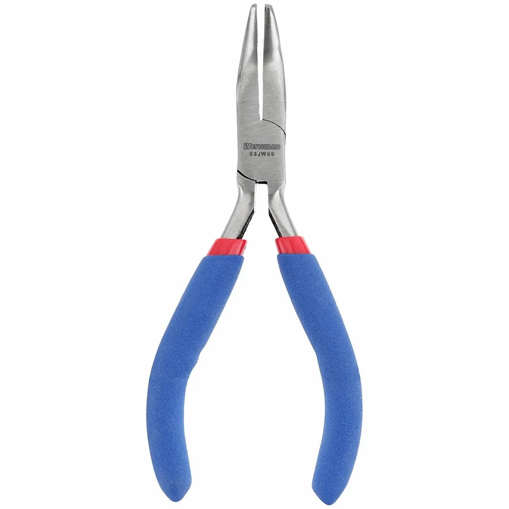 WESTWARD 53JW99 Bent Needle Nose Plier, 1 Inch | CU9XQV