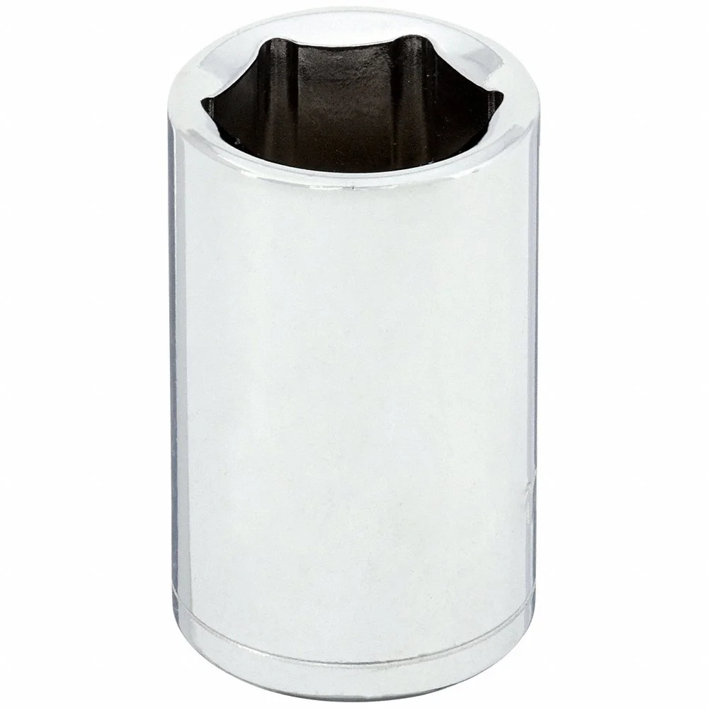 WESTWARD 53YU09 Socket, Alloy Steel, 5/8 Socket Size, 1/2 Drive Size | AX3NDL