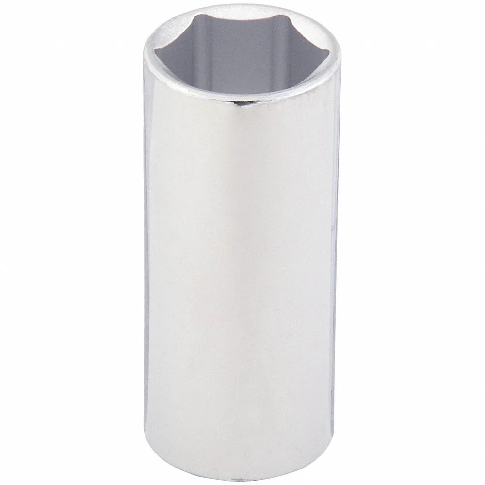 WESTWARD 53YV13 22 mm Alloy Steel Socket with 1/2 Inch Drive Size and Full Polished Finish | CD2MFN