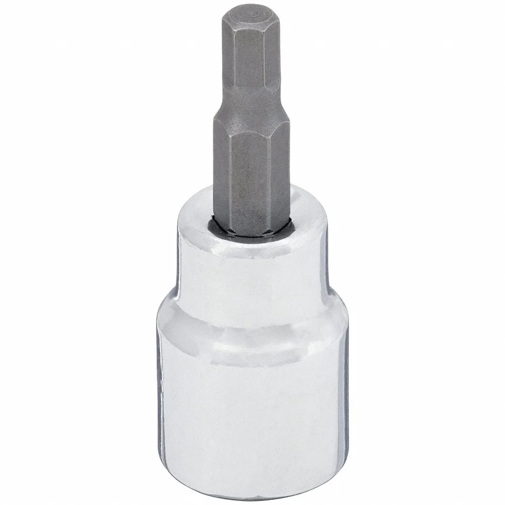 WESTWARD 53YV80 Socket Bit, 3/8 Inch Drive Size, Hex Tip, 7/32 Inch Tip Size, 1 3/4 Inch Length, Sae | CV2AGV