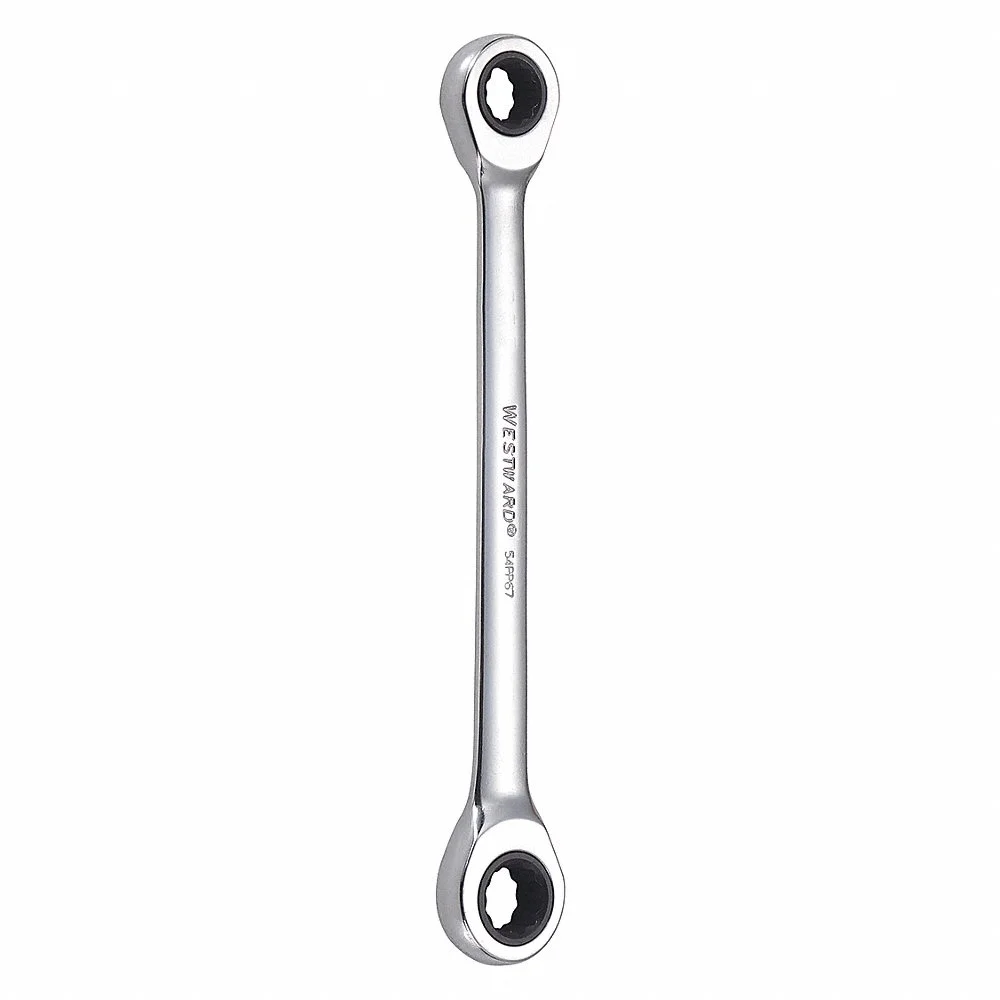 WESTWARD 54PP67 Box End Wrench, Alloy Steel, 8 mm 9 mm Head Size, 5 Inch Length, Std, Straight | CU9ZQG