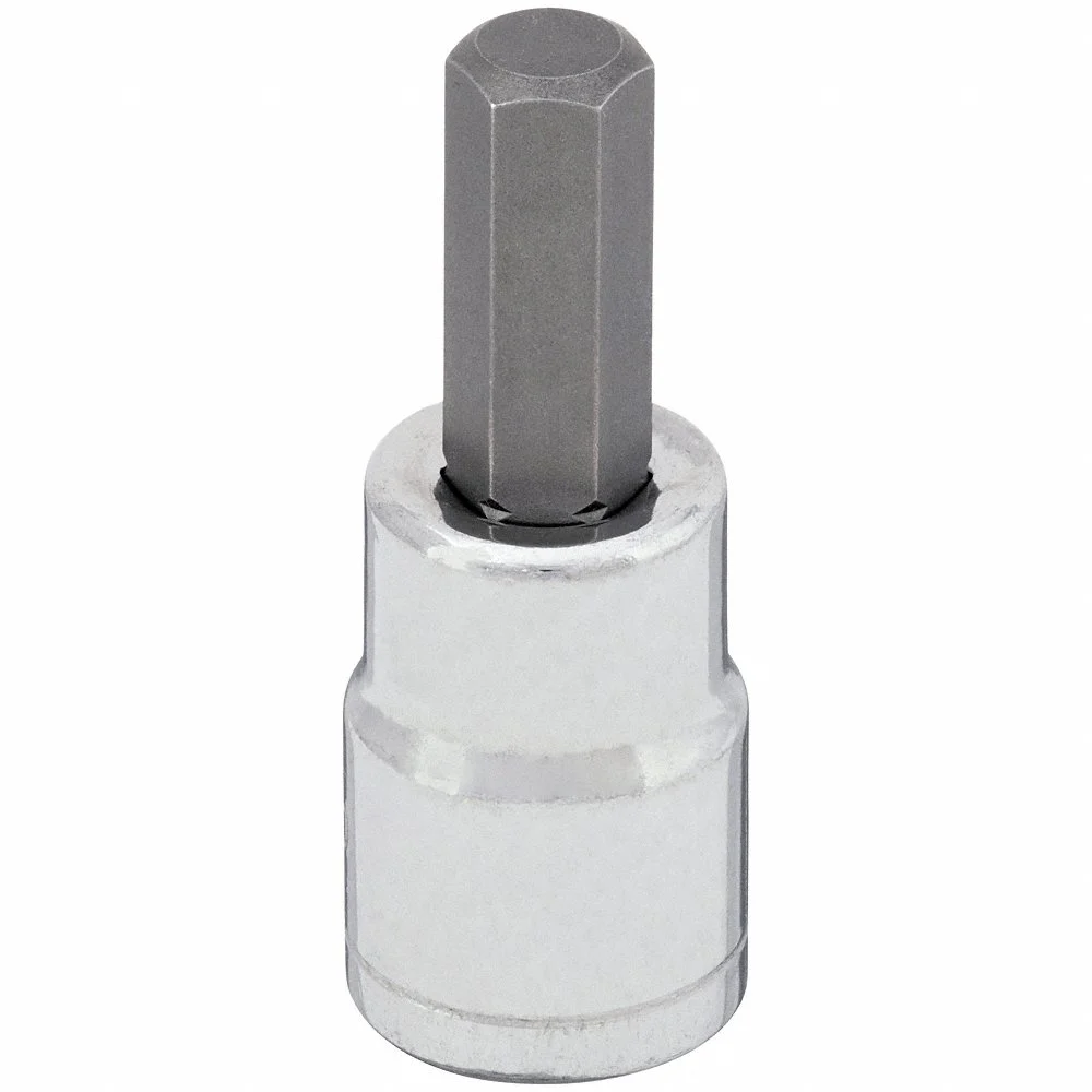 WESTWARD 54TL62 Socket Bit, 3/8 Inch Drive Size, Hex Tip, 8 mm Tip Size, 1 3/4 Inch Length, Metric | CV2AGZ