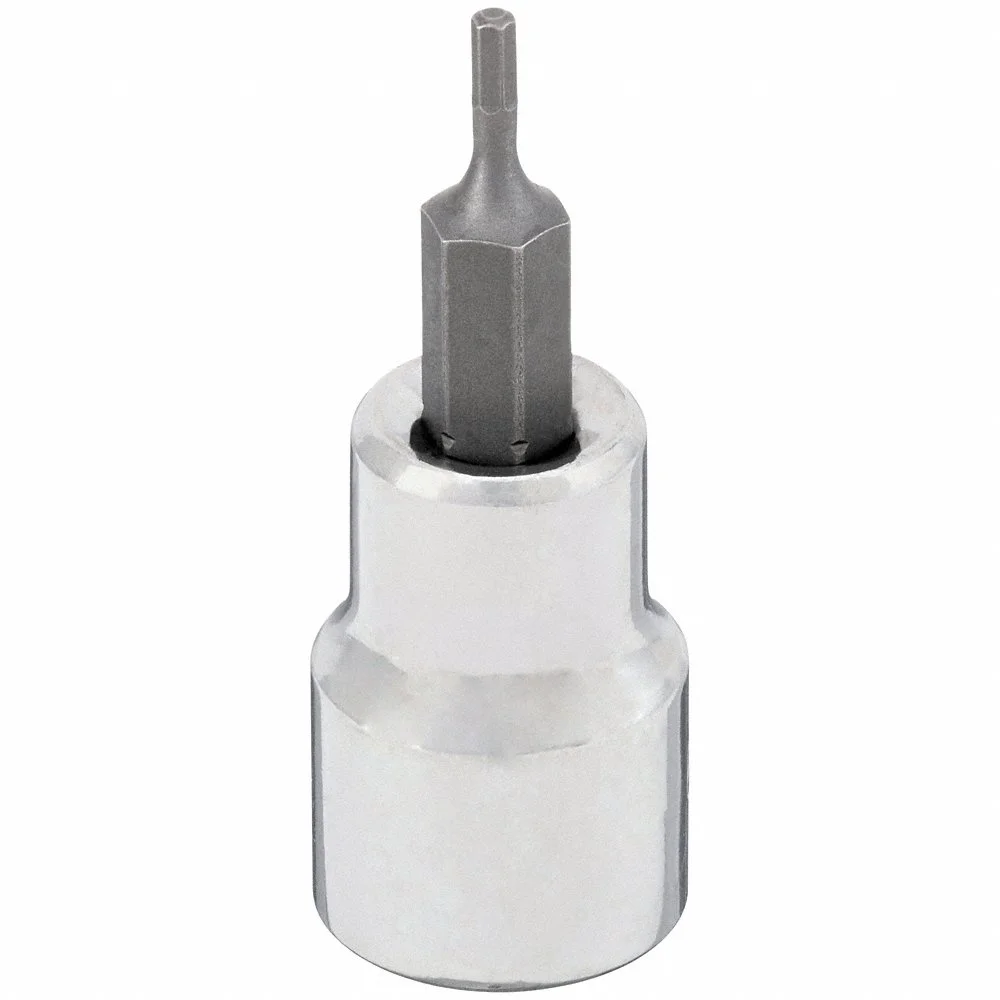 WESTWARD 54TL66 Socket Bit, 3/8 Inch Drive Size, Hex Tip, 5/64 Inch Tip Size, 1 3/4 Inch Length, Sae | CV2AJW