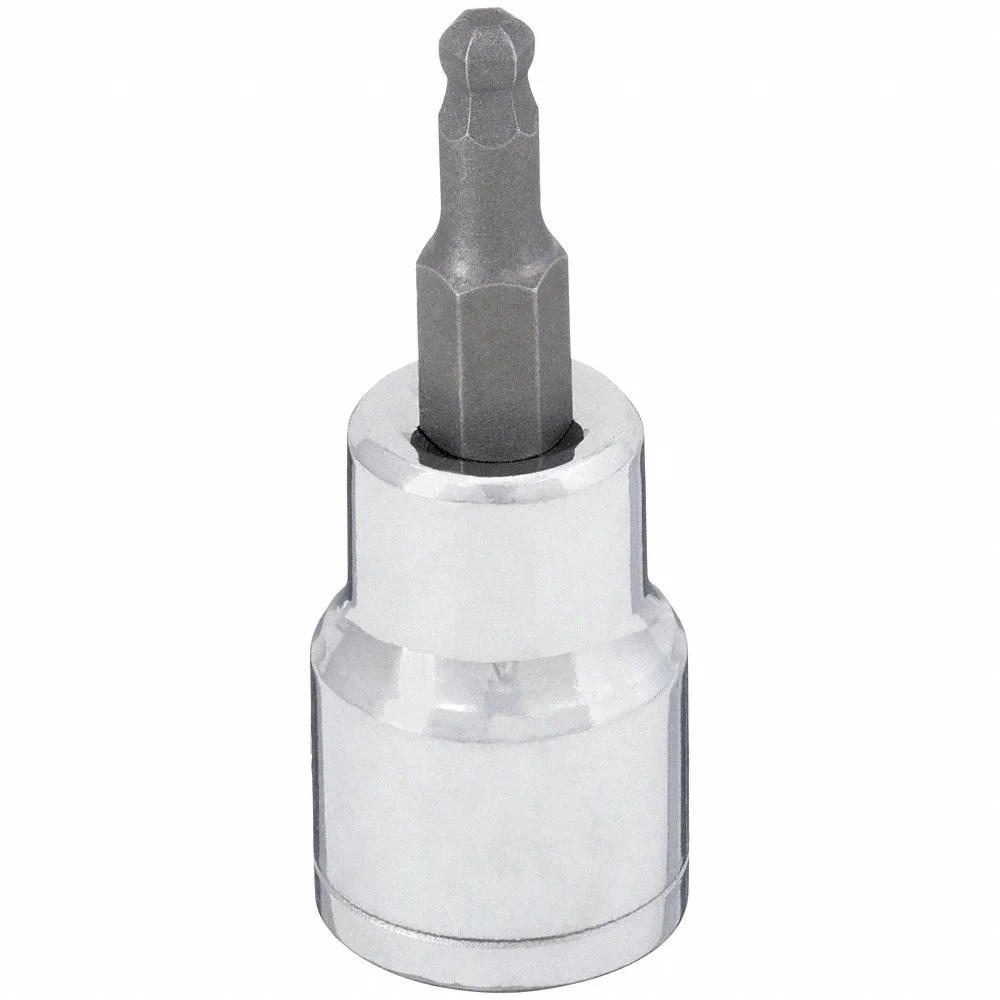 WESTWARD 54TM44 Socket Bit, 3/8 Inch Drive Size, Hex Tip, 3/16 Inch Tip Size, 1 7/8 Inch Length, Sae | CV2AFV