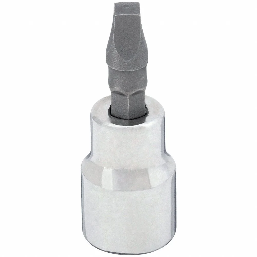WESTWARD 54TN76 Socket Bit, 3/8 Inch Drive Size, Square Tip, R2 Tip Size, 1 13/16 Inch Length, Sae | CV2AHU