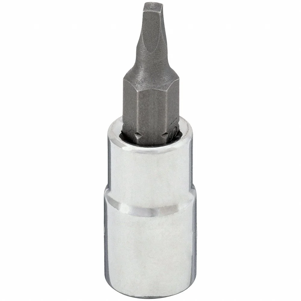 WESTWARD 54TP03 Socket Bit, 1/4 Inch Drive Size, Square Tip, R1 Tip Size, 1 13/16 Inch Length, Sae | CV2AEP
