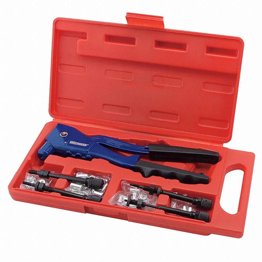 Rivet Nut Gun, Metric, Alu, Steel Tool Kit, M3, M4, M5, M6 Size