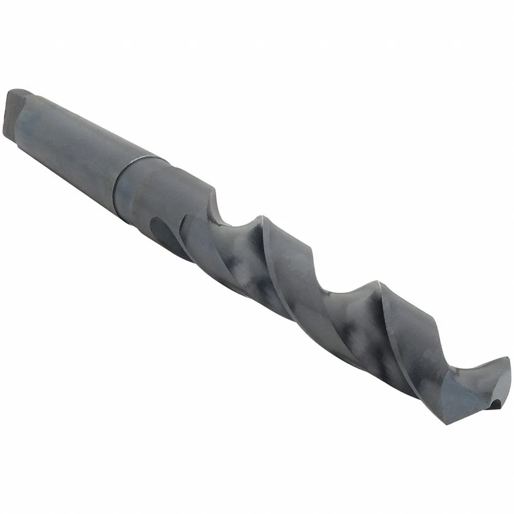 WESTWARD 5TVF4 Taper Shank Drill 5/8 #2 Morse Taper Black Oxide | AE6LMN
