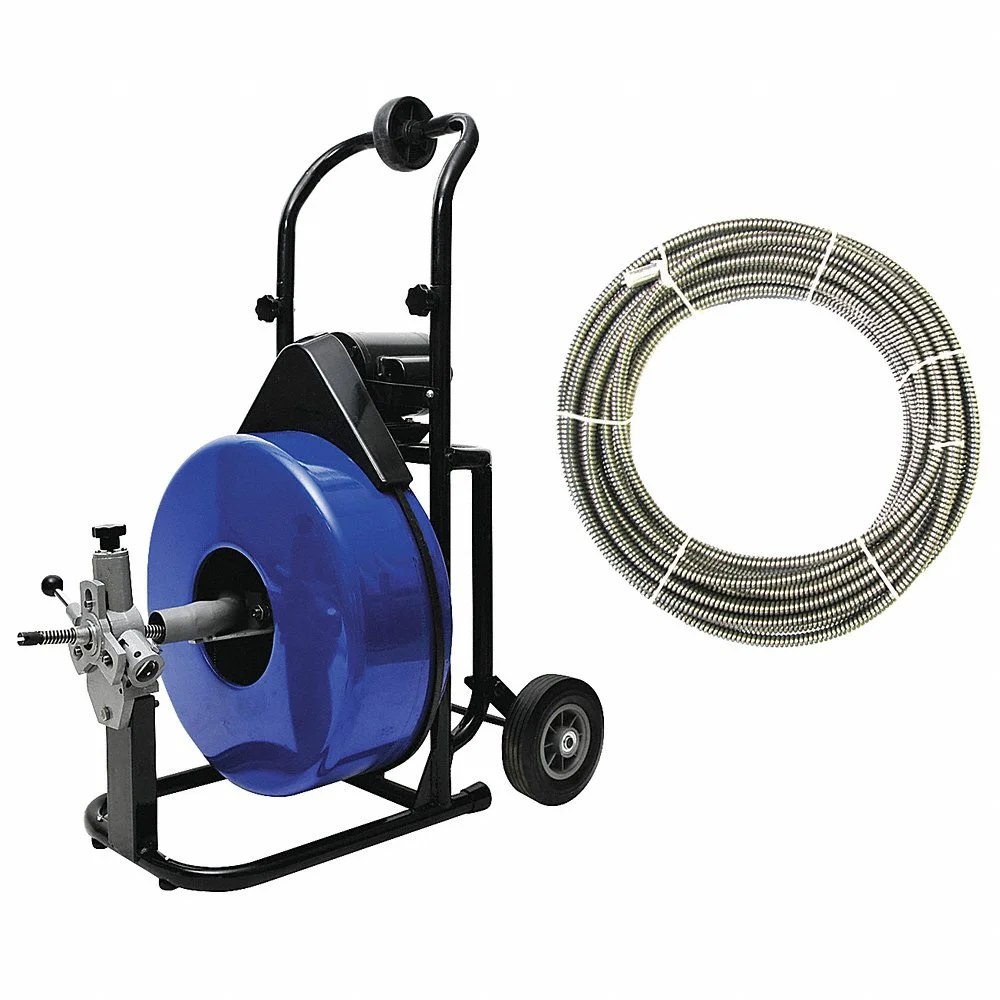 WESTWARD 7DD56 Drain Cleaning Machine 3/4 x 100 5/8 x 125 | AF3JYM