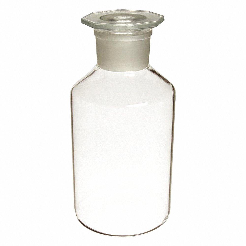 WHEATON 215243 Reagent Bottle, Type I Borosilicate Glass, Unlined, Narrow, Round, Reagent | CJ3CUJ 49WD26