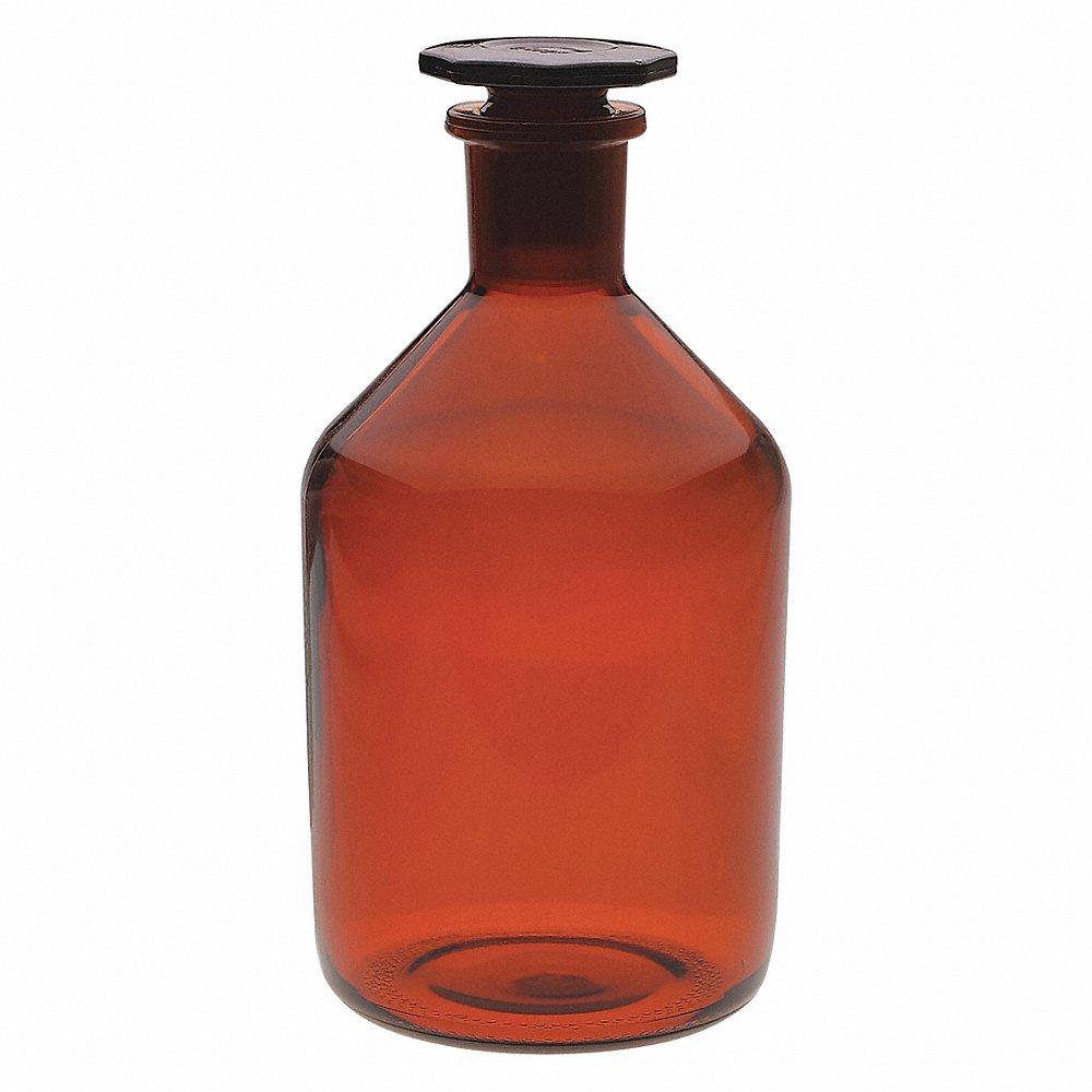 WHEATON 215259 Reagent Bottle, Type I Borosilicate Glass, Unlined, Narrow, Round, 10Pk | CJ3CUL 49WD28