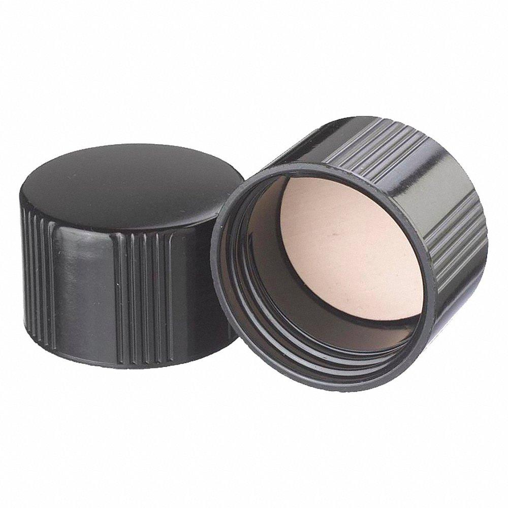 WHEATON 240481 Phenolic Cap, 38-430 mm Labware Screw Closure Size, PTFE, 100Pk | CJ2ZRX 49WE69