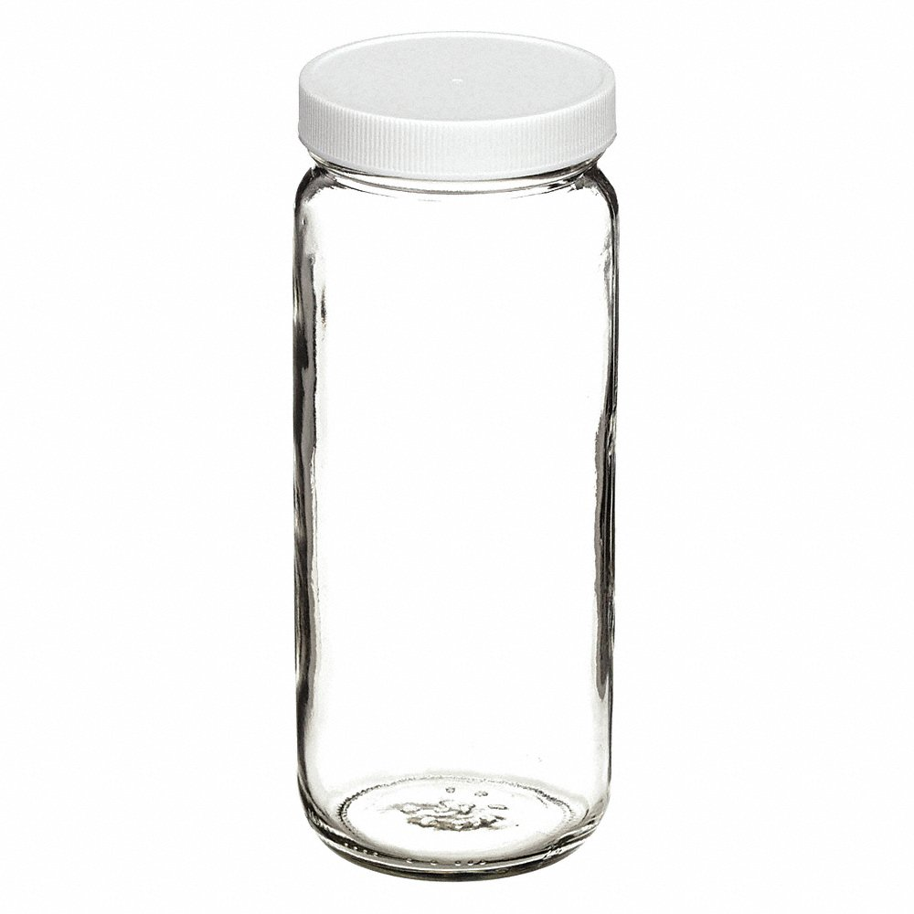 WHEATON W216930 Bottle Wide-mouth Clear 250 Ml - Pack Of 24 | AF4WPJ 9MHF0
