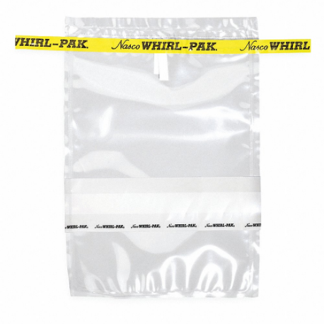 WHIRL PAK B01490 Sampling Bag, 13 Oz Capacity, 7.5 Inch Length, 5.3 Inch Width, 0.064 mm Thick, 500 PK | CV2AYK 407L40