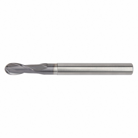 WIDIA 400110004T Ball End Mill, 10 mm Milling Dia, 22 mm Length Of Cut, 100 mm Overall Length | CV2BPM 48KJ31