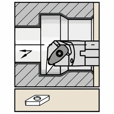 WIDIA A40TDCLNR16KC06 Indexable Thread Turning Tool Holder | CV3MYR 287KP8