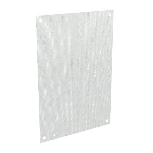 WIEGMANN N1P1624PP Subpanel, Perforated, Carbon Steel, White, Powder Coat Finish | CV6WPH