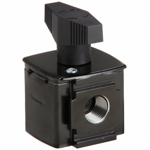 Air Line Lockout Valve, 1/2 Inch NPT, 1/2 Inch NPT Outlet Size, 246 PSI