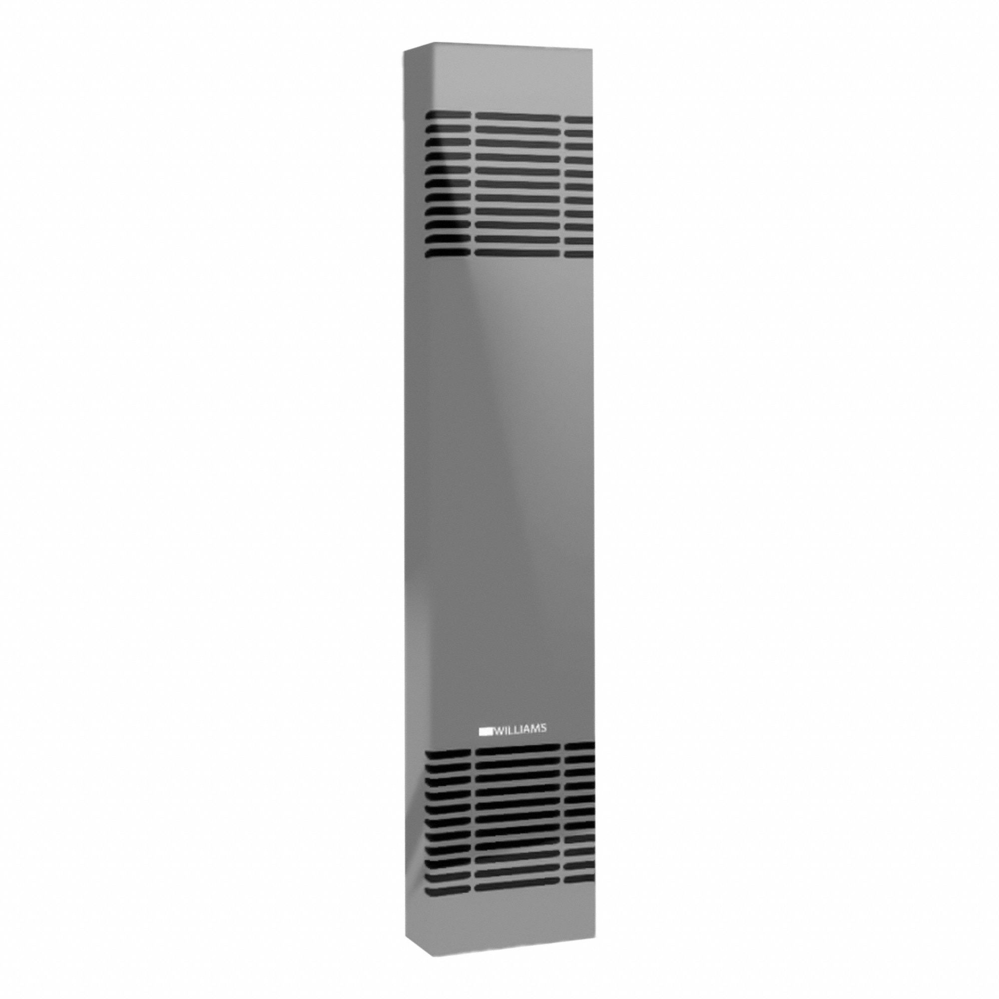 Electric Cabinet Unit Heater, Fan Forced, 9.2 kW Watt Output, Gray