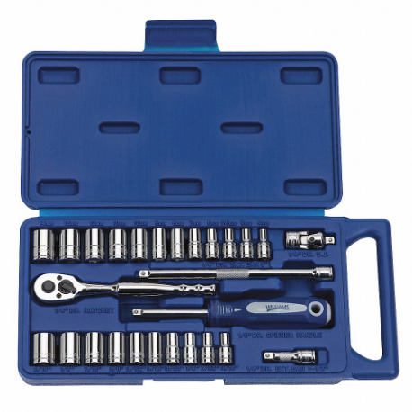 Socket/Drive Tool Set, 1/4 Inch Size