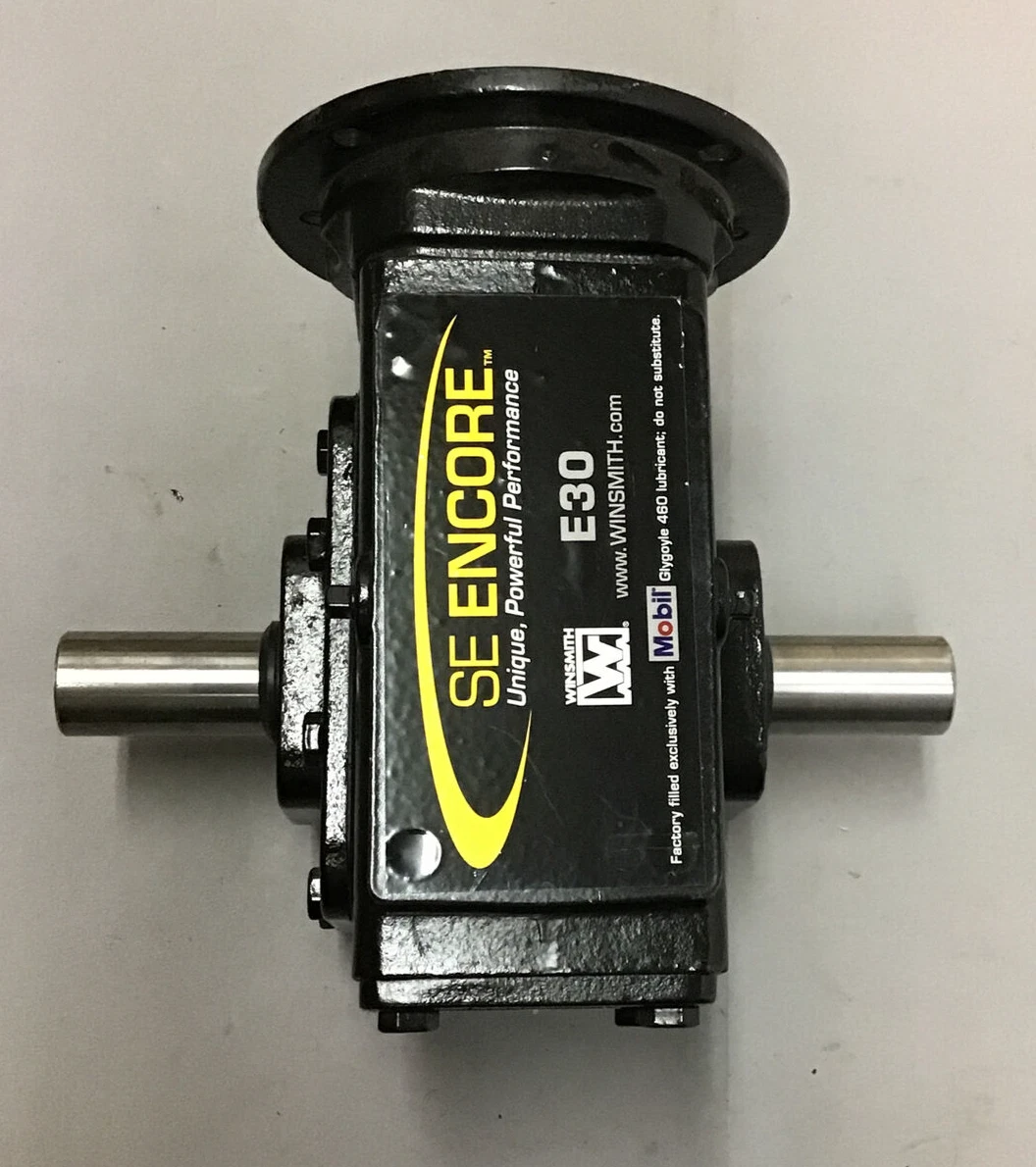 WINSMITH E30MDNDF2000H0 Worm Gear Reducer, Right Angle Double Worm Gear, Quill Input, Solid Output Shaft | AX7NHX