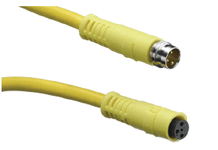 WOODHEAD 1200880082 Single Ended Cordset, 4 Pole, Female, 24 AWG, PUR Cable, 5m | CH2FGM 504000B09M050