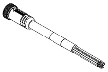 WOODHEAD 1300080364 Single Ended Cordset, 9 Pole, Male To Pigtail, 16 AWG, PVC, Cable, 0.91m | CH2ABM 309002A01F030