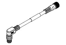 WOODHEAD 1300300004 Double Ended Cordset, 5 Pole, Female To Male, 26 AWG, PVC, Cable, 1m | CH2EZX 445032D12M010