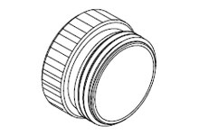 WOODHEAD 1300580034 Male Closure Cap, 1-14 Inch External Thread | CH2MDY 65-0301