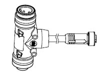 WOODHEAD 1300680039 Trunk Tee, 3 Pole, 16 AWG, 1m Cable | CH3CZZ TC30200A45M010