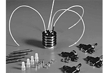 WOODHEAD 1300920083 Silver Slip Ring Component Kit, 5A, 16 AWG, 8 Conductors, .875 Inch Diameter | CG9XGJ AG28