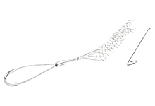 WOODHEAD 1300940415 Offset Eye Support Grip, Single Weave, 31.75 to 37.85mm Dia, Stainless Steel | CH2AQM 35304SS