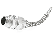 WOODHEAD 1300960078 Support Grip, Strain Relief, Liquidtight, 90 Degree Male, Mesh Length 0.546m | CH2WYD 37105-90