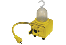 WOODHEAD 1301350196 Illuminated Multiple Outlet Box, 100W, 0.305m, 14/3 SOOW Plug | CH2TRZ 3290-1B143