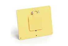 WOODHEAD 1301380038 Multiple Outlet Coverplate, 39.62mm Hole Dia., 20A Locking With Flip Lids | CH2DNK 3261W