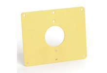 WOODHEAD 1301380039 Multiple Outlet Coverplate, Single Receptacle, 43.69mm Hole Dia., 30A Locking | CH2UUT 3262