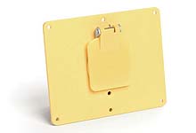 WOODHEAD 1301380040 Multiple Outlet Coverplate, 43.69mm Hole Dia., 30A Locking With Flip Lids | CH2DNJ 3262W