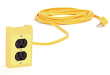 WOODHEAD 1301380073 Multiple Outlet Box, Rigid, Vinyl, Nylon Cover | CH2HGP 440F