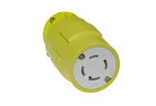 WOODHEAD 1301420043 Connector with Locking Blade, 3 Pole/4 Wire, 125V/250V | CH2UMN 2974