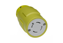 WOODHEAD 1301420046 Connector with Locking Blade, 3 Pole/4 Wire, 600V | CH2UMK 2977