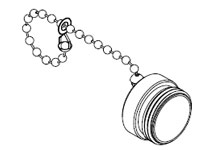 WOODHEAD 1302011119 Closure Cap, 1-1/8-16 Inch UN External Thread, Stainless Steel | CH2MEV 65-0104SS