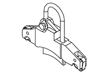 WOODHEAD 1302261755 Brush Holder, Silver | CH3CGR H97620010