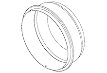 WOODHEAD 1302263760 Collector Ring Cover, Assembly | CH2CJU H82630035