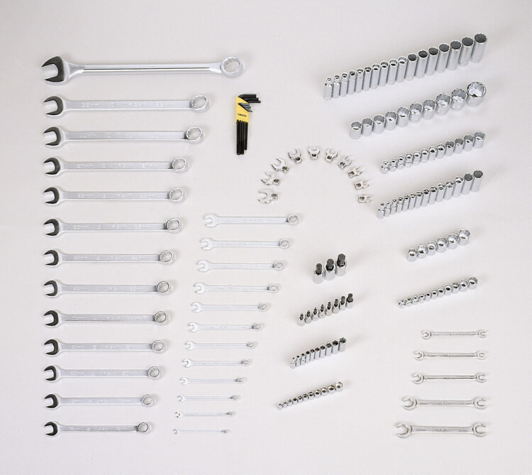 WRIGHT TOOL 189 Master Tool Set, Metric Add-On Set, Tools Only, Pack of 151 | AX3EJL