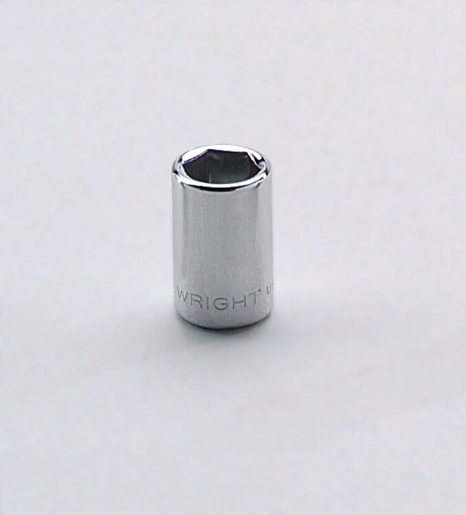 WRIGHT TOOL 2009 Standard Socket, 1/4 Inch Drive, 6 Point, 9/32 Inch Size | AX3FDE