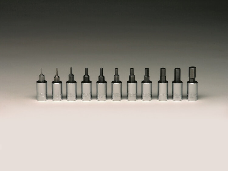 WRIGHT TOOL 205 Hex Bit Socket Set, 1/4 Inch Drive, Pack Of 11 | AX3EJU