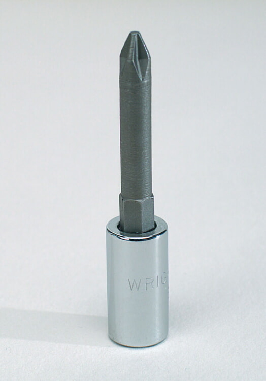 WRIGHT TOOL 2267 Phillips Screwdriver Socket, 1/4 Inch Drive 2-1/8 Inch Length, Long With Bit | AX3FEP