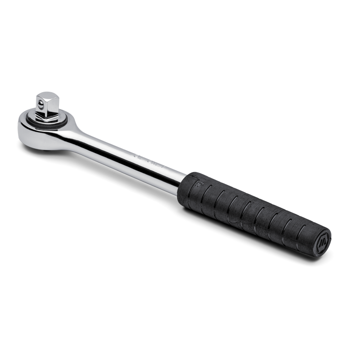WRIGHT TOOL 2492 Ratchet, 1/4 Inch Drive, 5-1/4 Inch Length, Contour Handle | AX3FFP