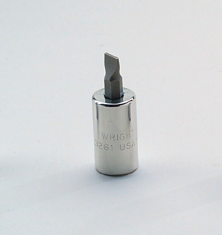 WRIGHT TOOL 3260 Screwdriver Sockets With Bit, 3/8 Inch Drive, 1/4 Inch Size | AX3FJE