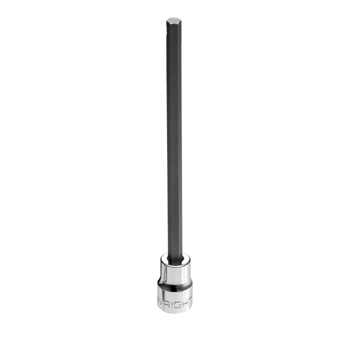 WRIGHT TOOL 32L-06MMB Replacement Hex Bit, 3/8 Inch Drive, 139.7mm Bit Length | AX3HLA